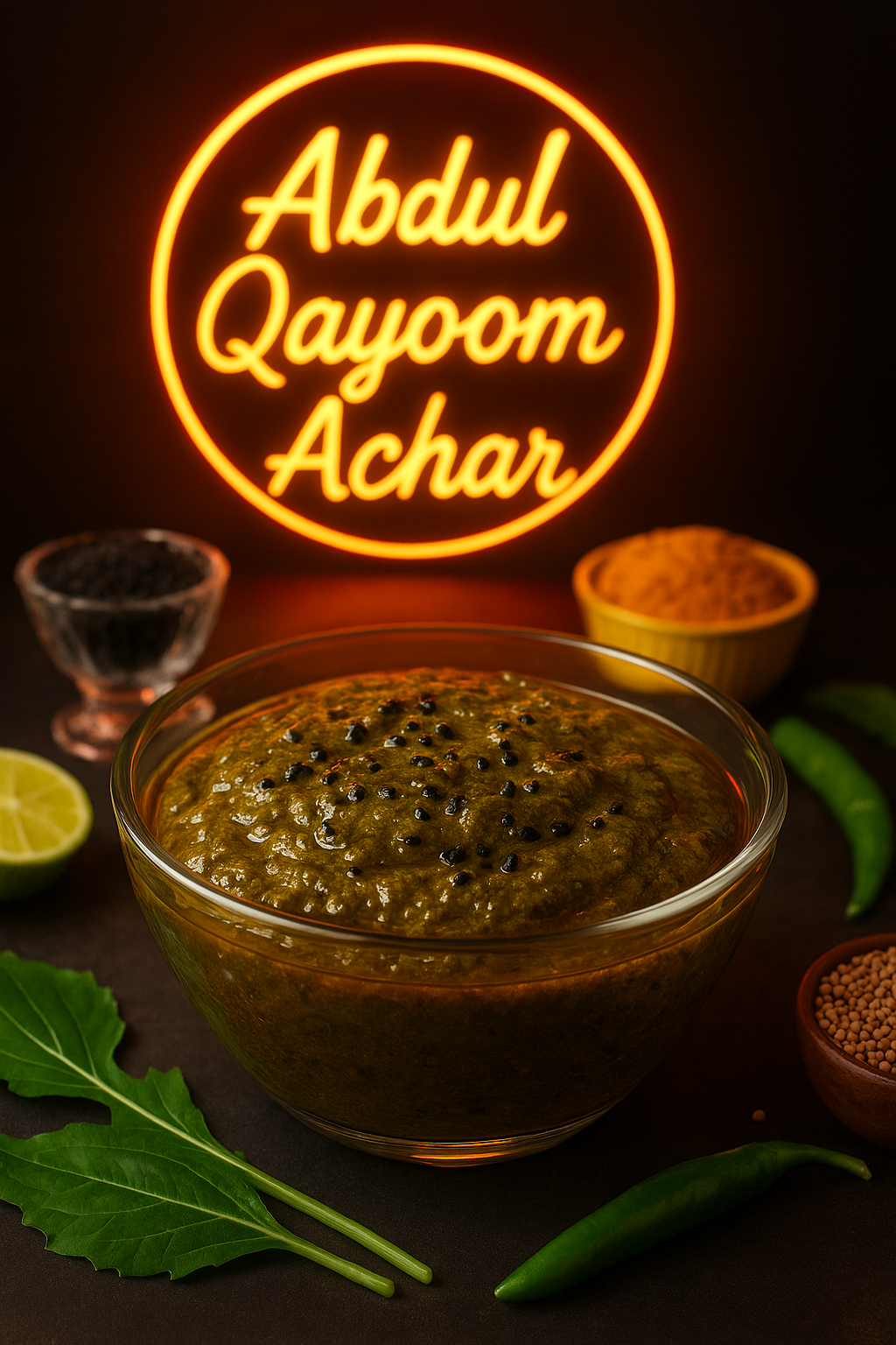 Sarson Da Saag Pickle  1000G   سرسوں دا ساگ