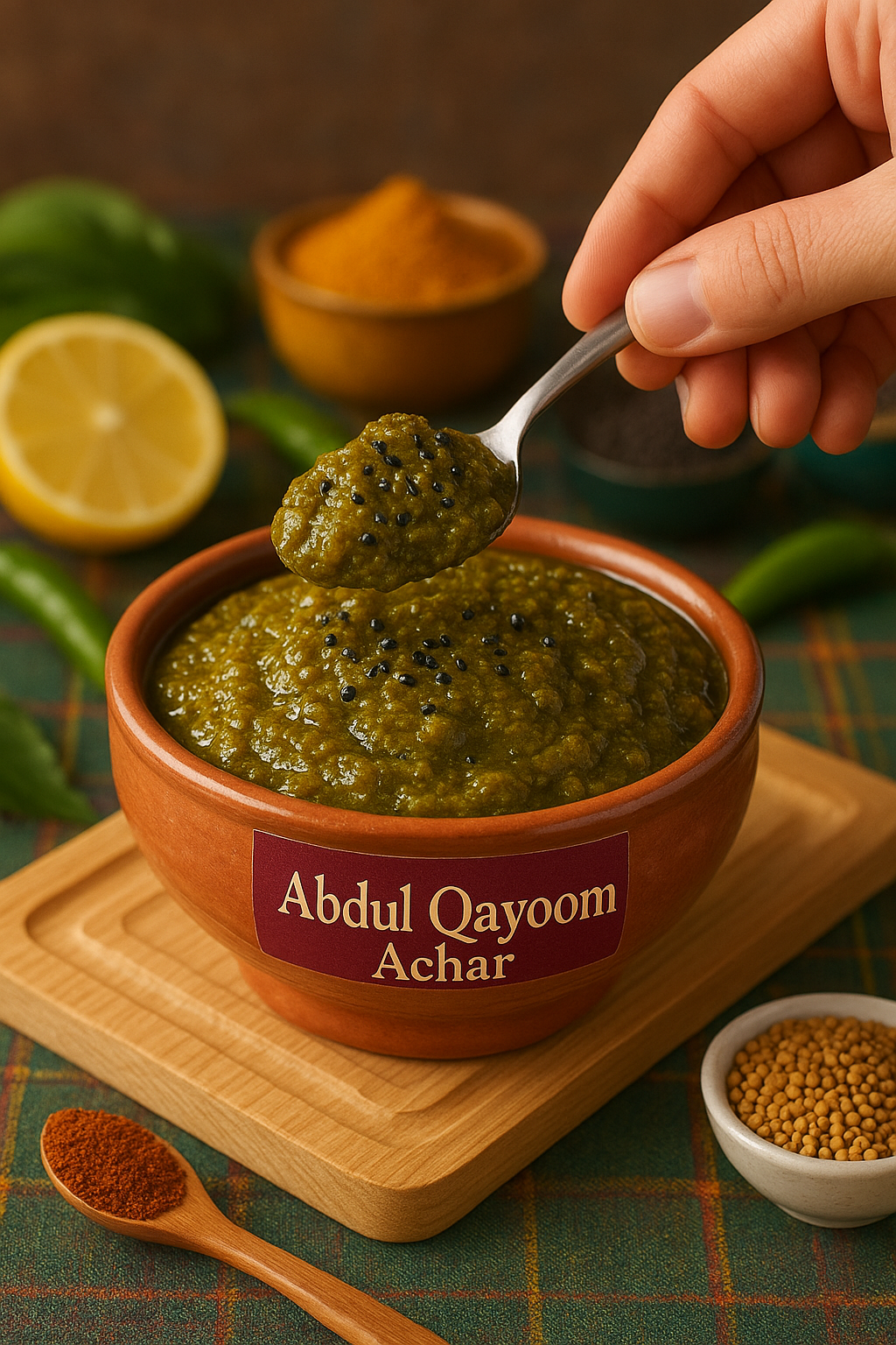 Sarson Da Saag Pickle  1000G   سرسوں دا ساگ