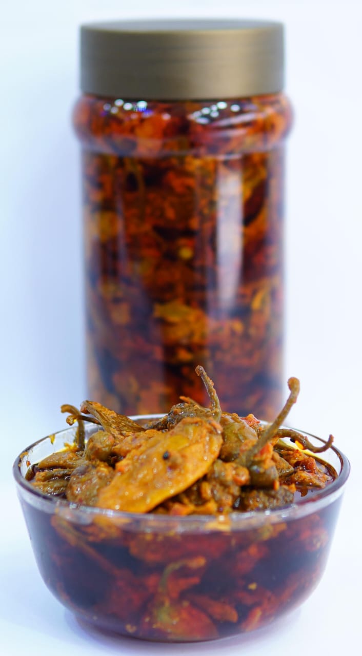 Green Chilli Pickle 1000G   ہری مرچ کا اچار