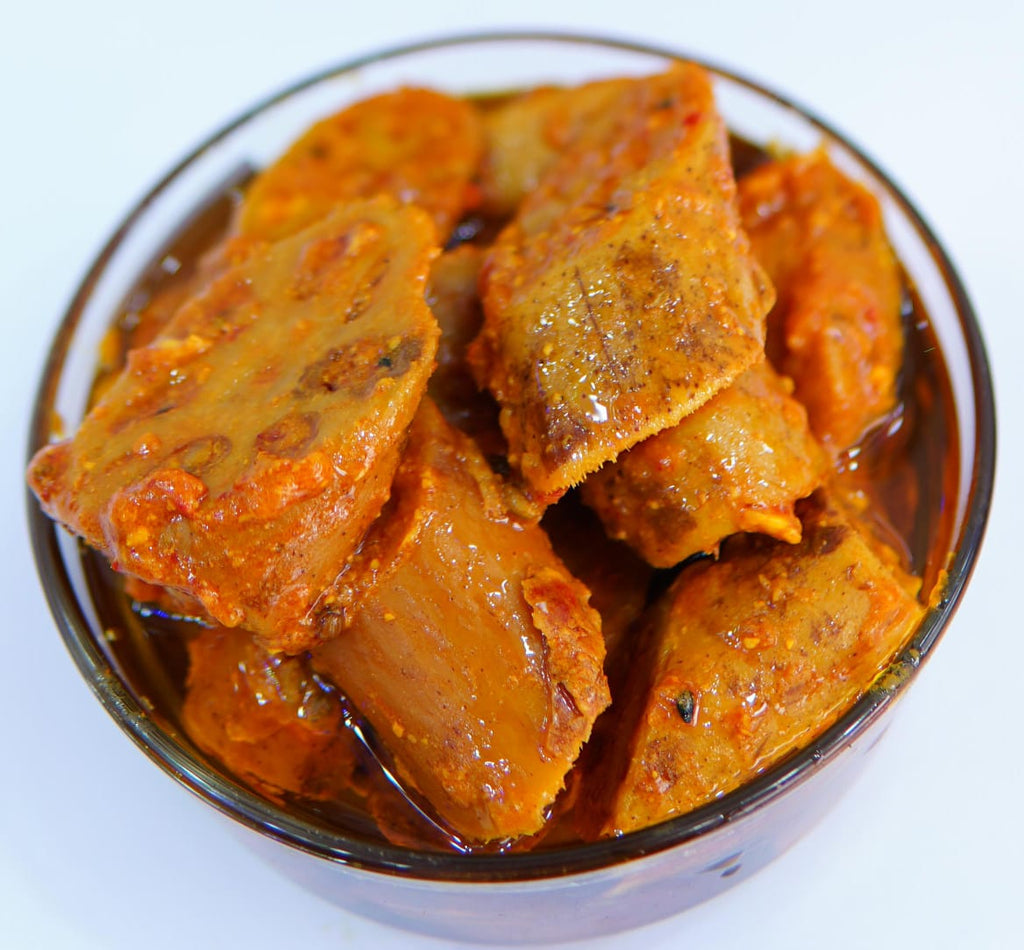 Larkana Lotus Root Pickle 1000G  لاڑکانہ بیہ کی جڑ کا اچار