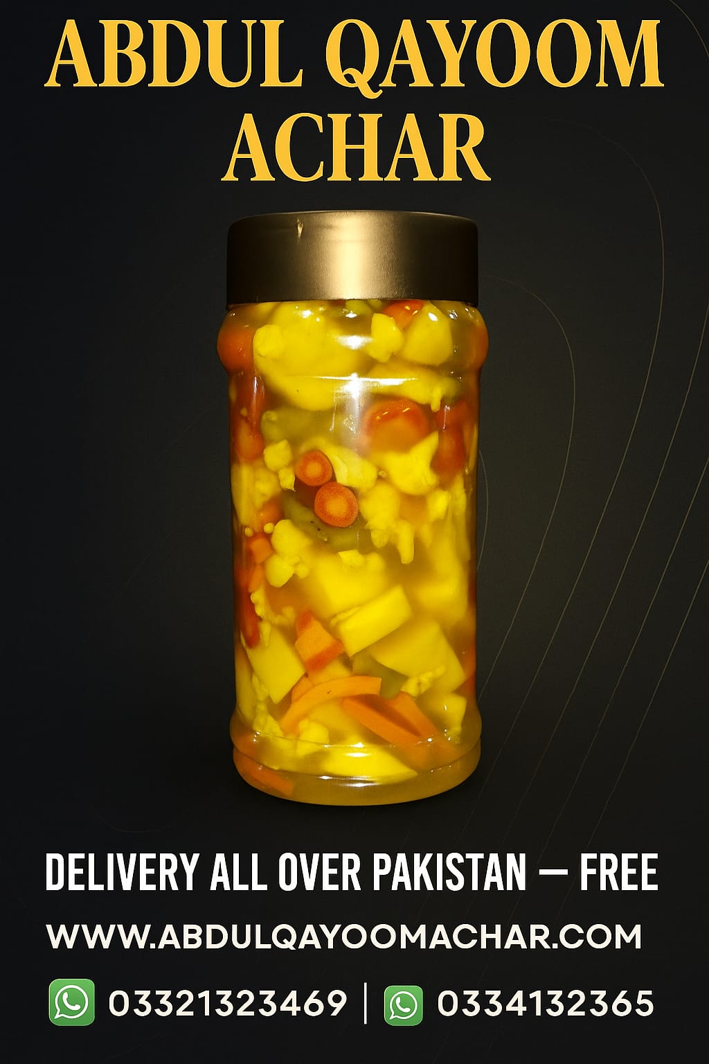 Fresh Vinegar Pickle 1000 Garam "تازہ سرکے کا اچار"
